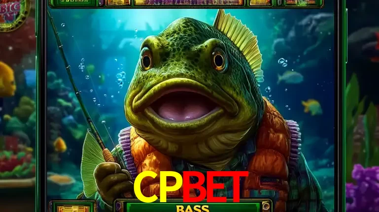 Personagem de peixe pescador do popular jogo de slot com tema de pescaria, uma das emocionantes opções de caça-níqueis para jogar e ganhar no cassino CPBET.